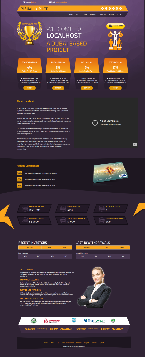 Basic GC HYIP Template 36