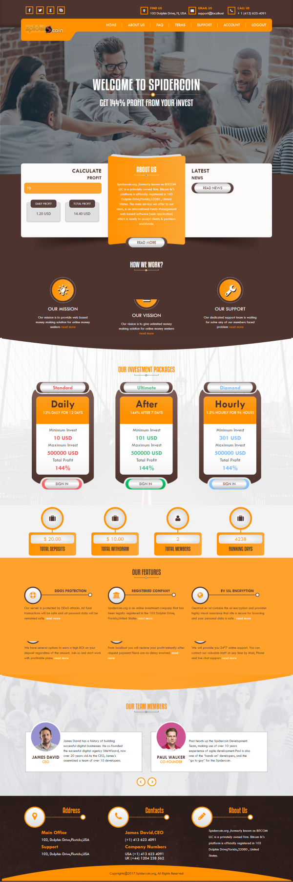 Basic GC HYIP Template 40