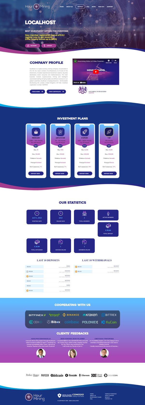 Basic GC HYIP Template 55