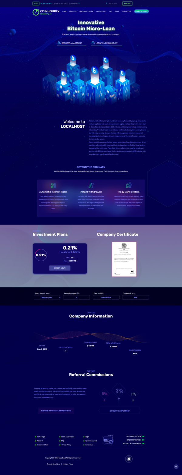 Basic GC HYIP Template 58