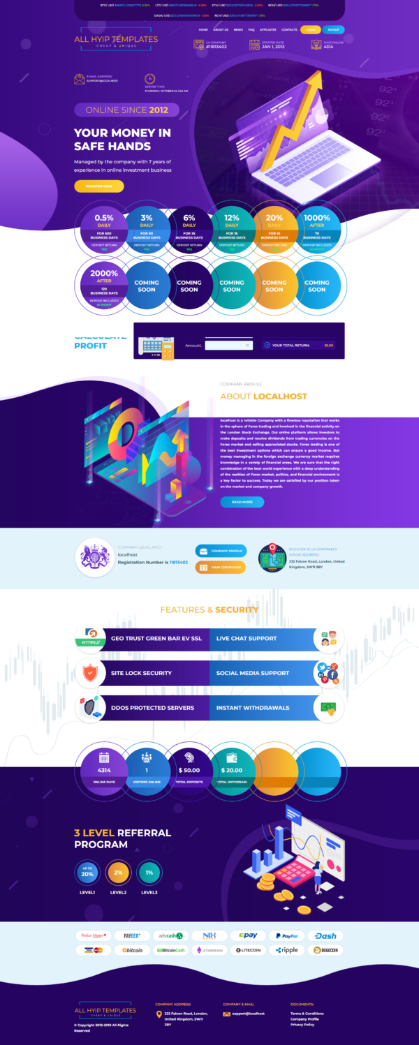 Basic GC HYIP Template 59