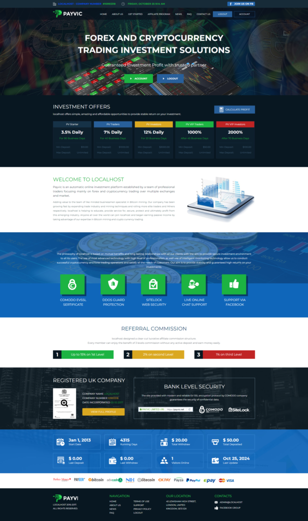 Basic GC HYIP Template 95