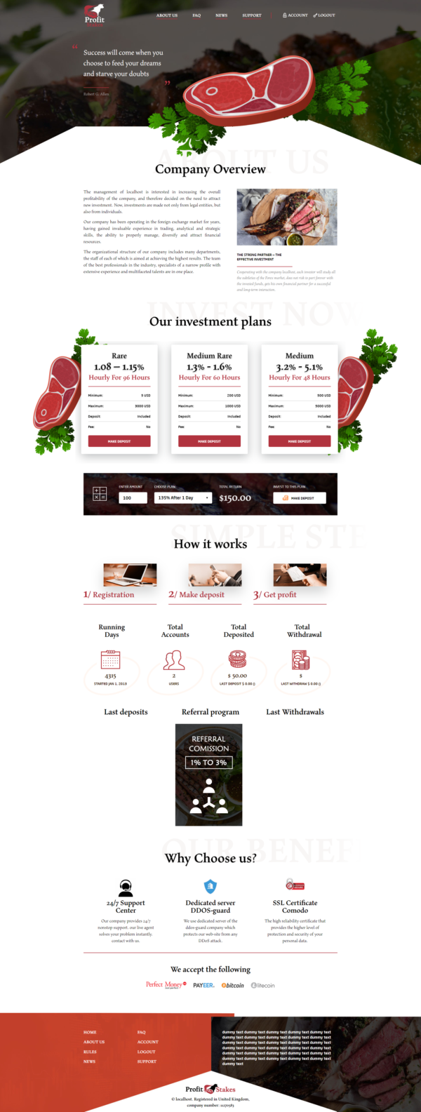 Basic GC HYIP Template 96