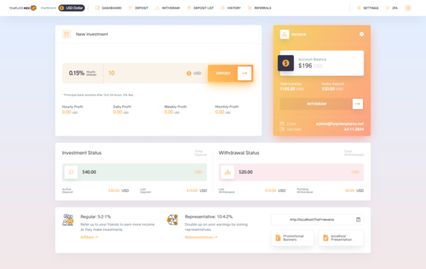 Premium GC HYIP Template 02