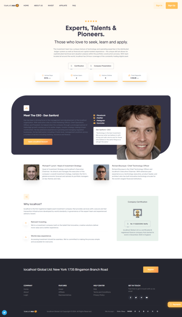 Premium GC HYIP Template 02