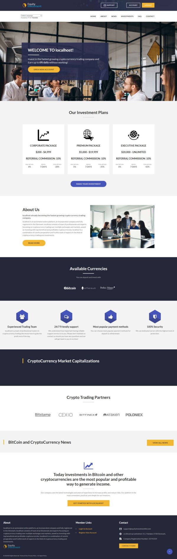 Basic GC HYIP Template 217
