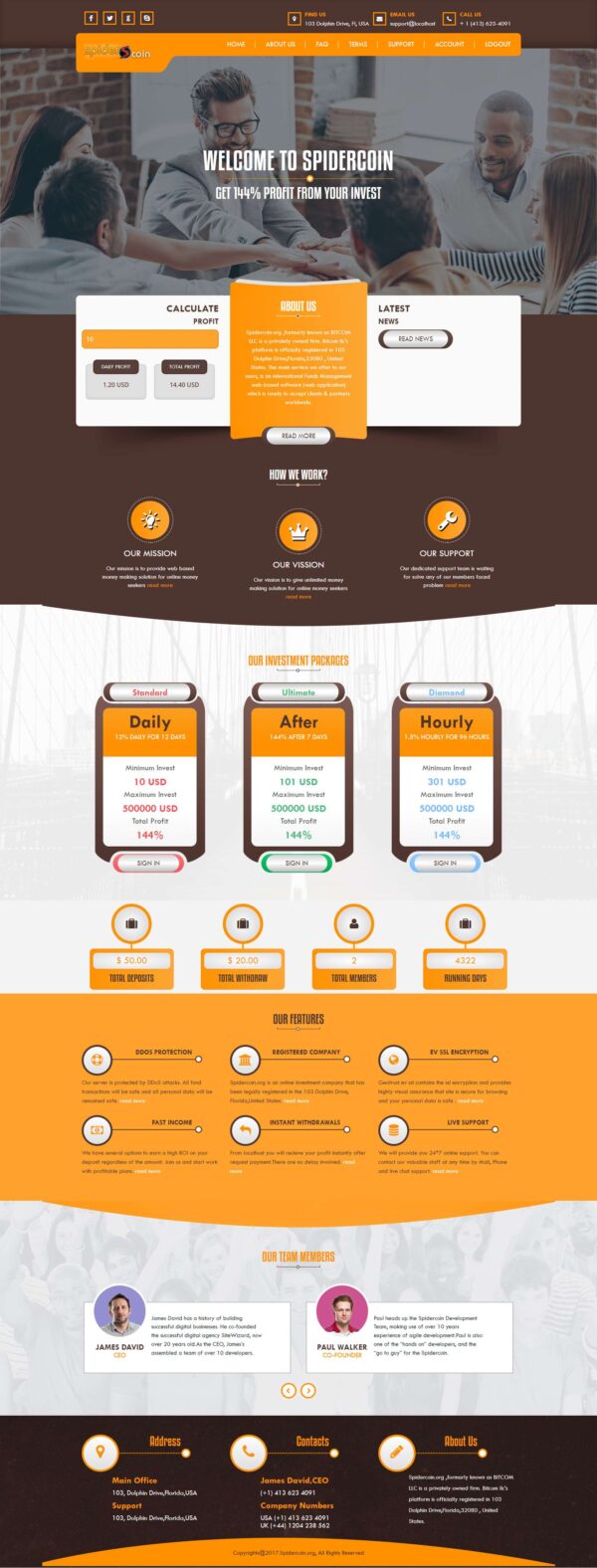 Basic GC HYIP Template 243