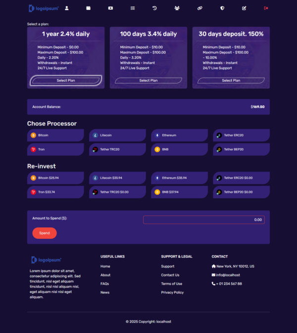 Unique HYIP Template 05