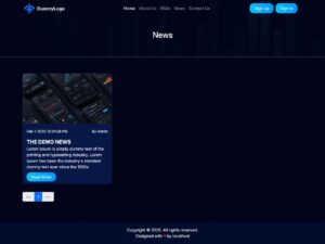 Unique HYIP Template 06