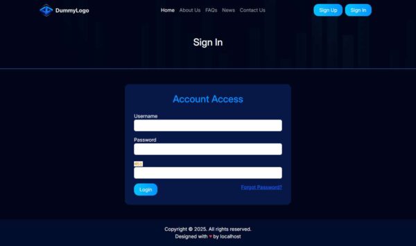 Unique HYIP Template 06