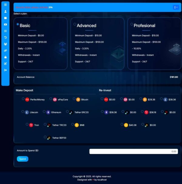 Unique HYIP Template 06