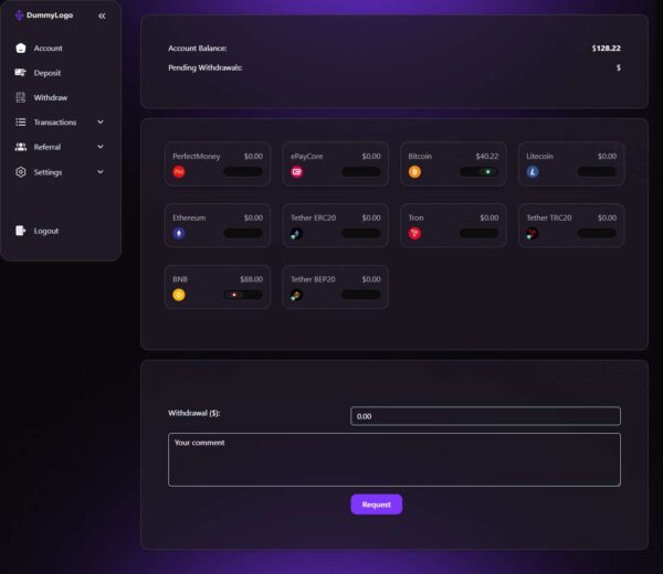 Unique HYIP Template 08