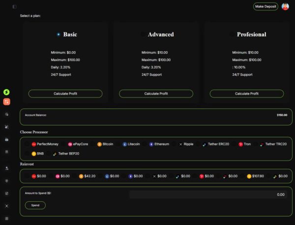 Unique HYIP Template 09