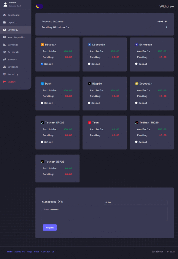Unique HYIP Template 12