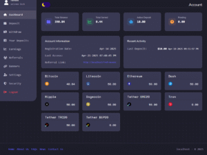 Unique HYIP Template 12