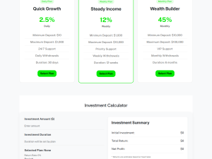 Unique HYIP Template 13