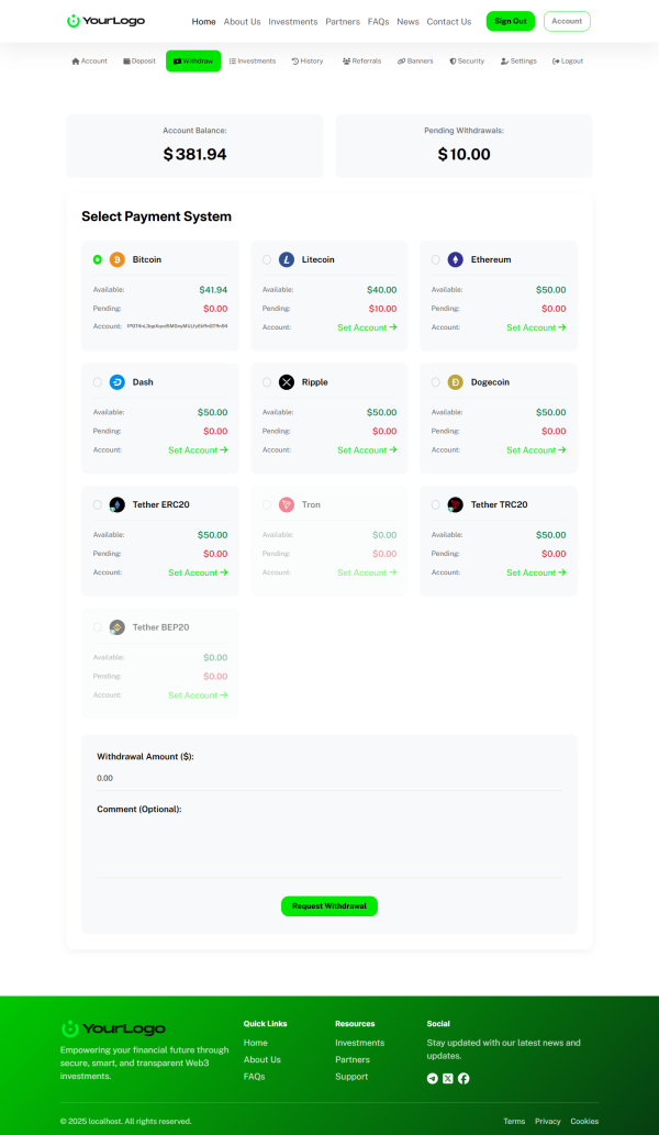 Unique HYIP Template 13
