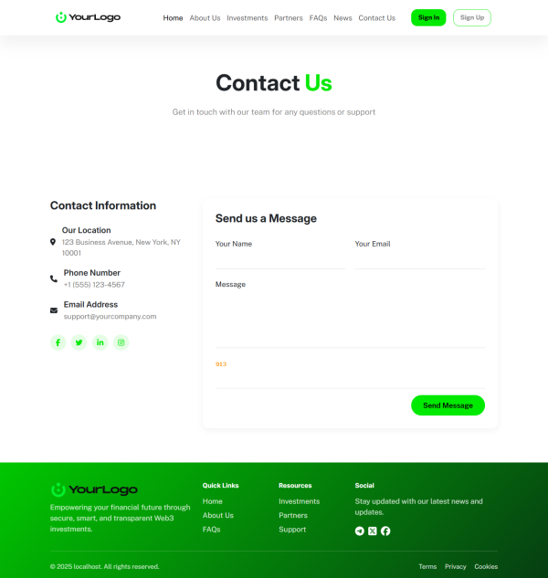 Unique HYIP Template 13