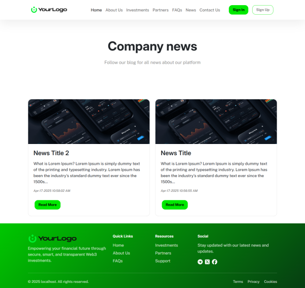 Unique HYIP Template 13