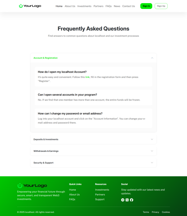 Unique HYIP Template 13