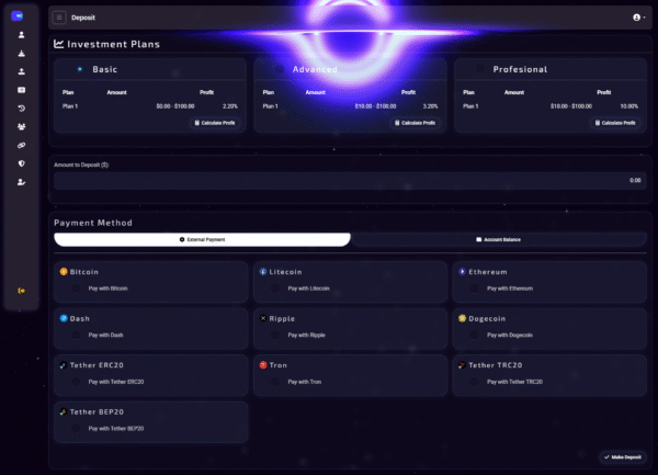 Unique HYIP Template 14