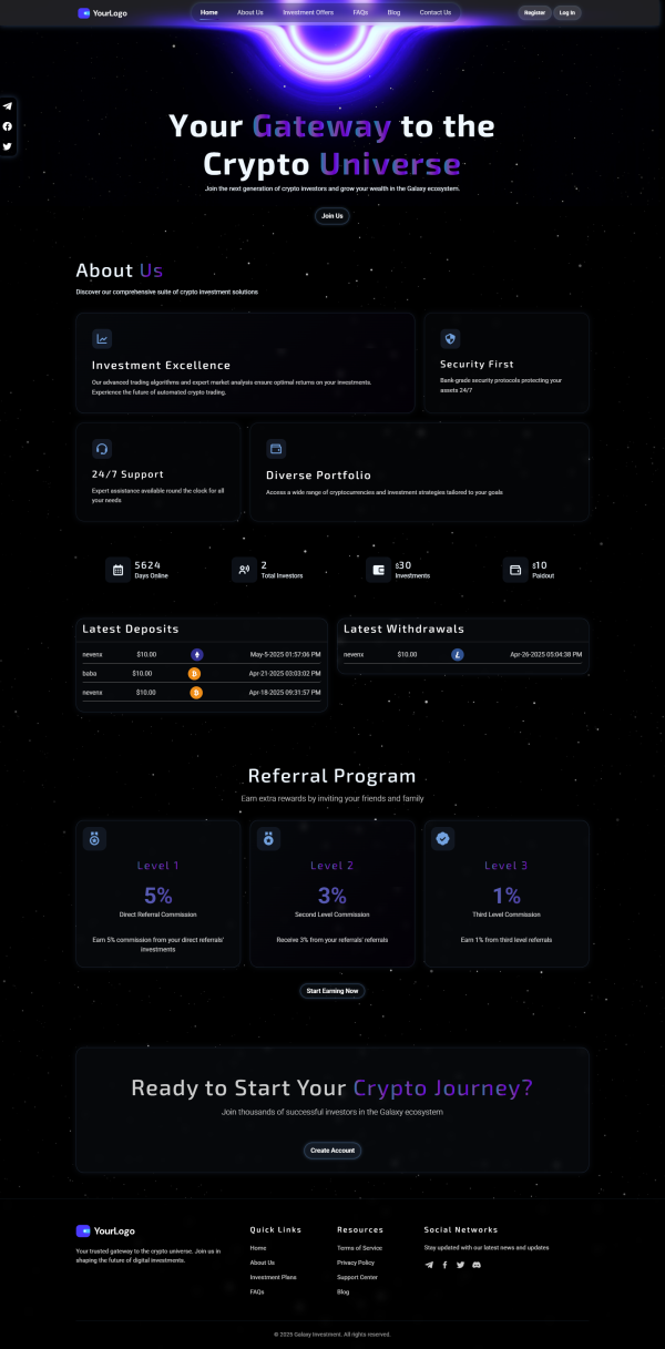 Premium GC HYIP Template 46