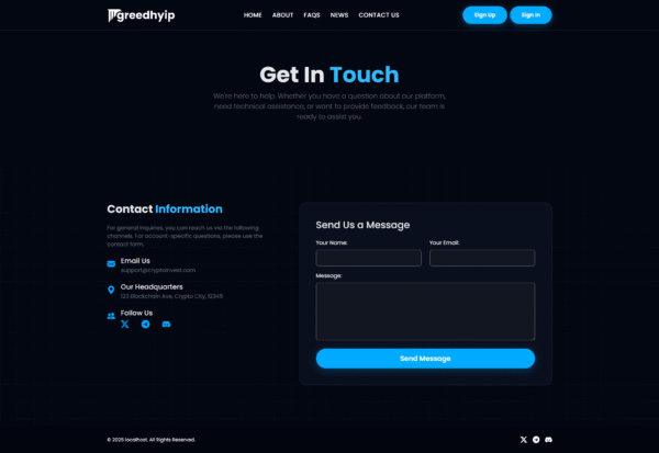 Unique HYIP Template 17