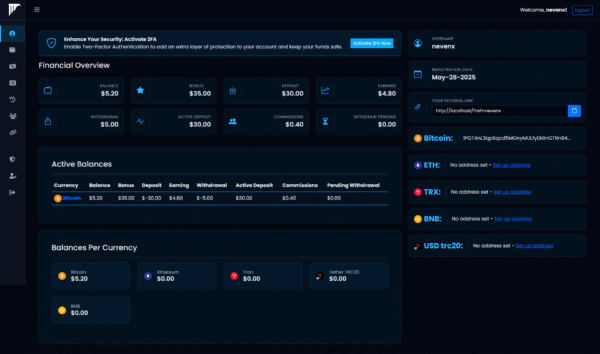 Unique HYIP Template 17