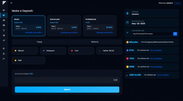 Unique HYIP Template 17